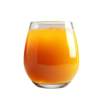 Refreshing Glass of Orange Juice with a Transparent Background png