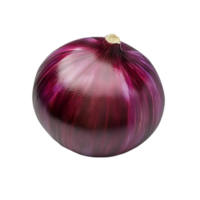 Red Onion with Transparent Background, A Vibrant and Delicious Vegetable with a Sharp Flavor, Isolated on Black png