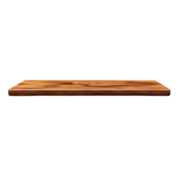 de madeira estante com transparente fundo, ideal para produtos monitores e maquetes png