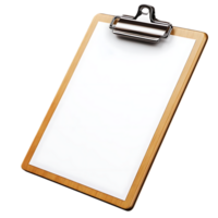 Blank Clipboard with Transparent Background for Design Mockups and Presentations png