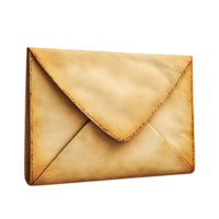 Vintage Envelope with a Transparent Background, a Rustic Artifact for Design Projects png