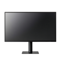 Immerse Yourself in a World of Visual Brilliance with a 27-Inch Monitor, Featuring a Sleek Black Design and a Crystal-Clear Display with a Transparent Background. png