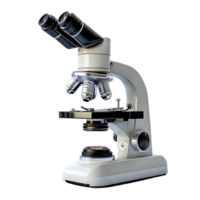 A Close-Up Look at a Microscope with a Transparent Background png