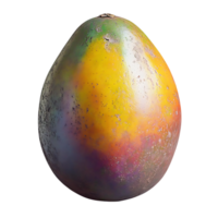 A Vibrant Mango with a Transparent Background, Displaying a Delicious and Colorful Fruit with a Smooth Texture png