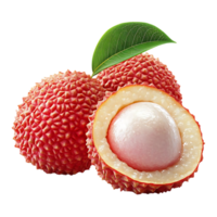Lychee Fruit with Transparent Background, a Delectable and Refreshing Treat png