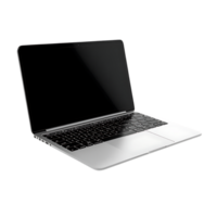 Laptop with Transparent Background, Modern Device with Sleek Design and High-Quality Display, Perfect for Work and Entertainment png
