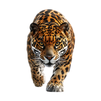 Jaguar Walking Towards Camera with a Transparent Background png