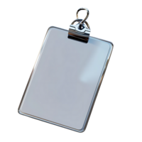 Blank Clipboard with Transparent Background, Mockup for Design and Branding png