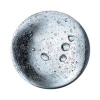 Water Droplets Adorn a Transparent Sphere, Creating a Mesmerizing Visual Effect png