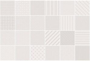 Collection of minimalistic seamless dash line patterns. Beige textile endless prints. Repeatable unusual simple backgrounds vector