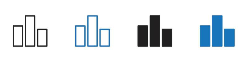 Leaderboard icon set outline vector