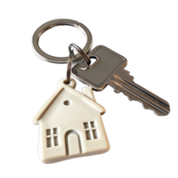 keyring with house icon transparent background png