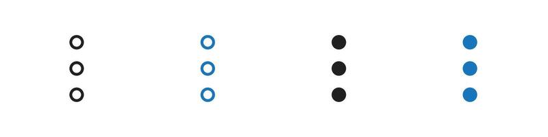 More icon set outline vector