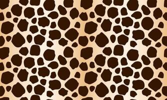 Repeating seamless pattern with cheetah skin pattern for fabric, paper, print and web. vector