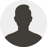 A person's profile icon in a circle png