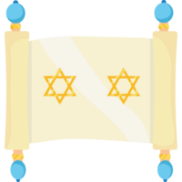 An old scroll with two stars of david on it png