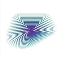 A close-up of blue, green, and purple spiral lines with volumetric light, showcasing quantum wave tracing and vectorial curves. The design is dynamic and futuristic, perfect for tech-inspired projects vector
