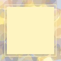 White frame, yellow background, and light shapes. Suitable for presentations, social media graphics, invitations, , social media, and digital art projects. vector
