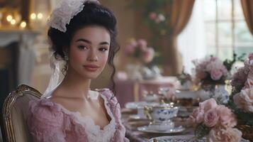 Bridgerton tea party photo