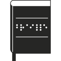 A black book with dots on it png