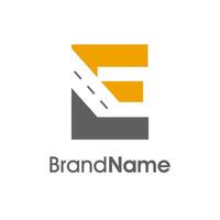 Simple Initial E Way Logo vector