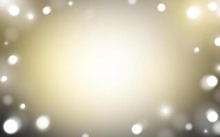 Silver Glow Bokeh. Soft Radiance of Light, Background decoration vector