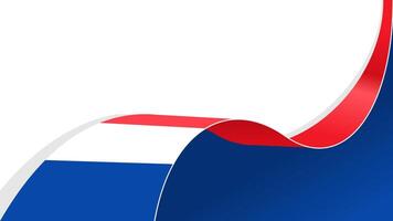 waving france flag background with copy space for text vector