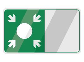 sign of meeting point design vector