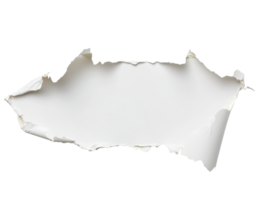Torn paper with a blank space for creative design and text placement, transparent png
