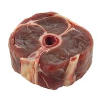 Fresh beef shank cut ready for cooking in a kitchen setting, transparent png