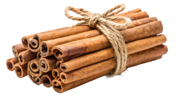 Cinnamon sticks tied with twine transparent png