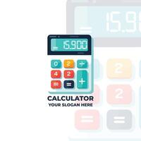 The Calculator Illustration Object for School Stuff vector