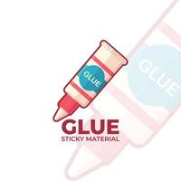 Glue Object for School stuff vector