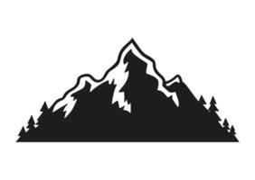 Abstract Mountain Silhouette vector