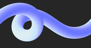 Fluid Blue Gradient Loop vector