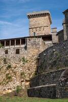 Partial view of the medieval fortification of Monterrei, Ourense. Galicia, Spain. photo