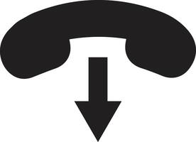 End call icon . Finish call icon . Stop phone call icon vector