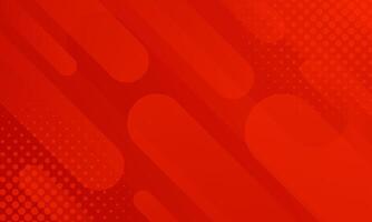Abstract red gradient dynamic background with halftone, modern wallpapers vector