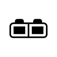 Icon timer count chess clock competition, strategy game symbol design vector