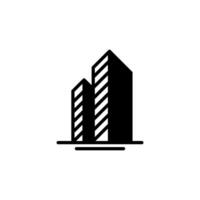 Icon Building Skyscaper symbols editable file vector