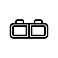 Icon timer count chess clock competition, strategy game symbol design vector