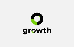 Logo Arrow and Letter O, Template creative design fintech, technology, arrow, growth and increase symbols icon. Editable file vector