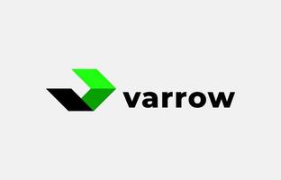 Logo Arrow and Letter V, Template creative design fintech, technology, arrow, growth and increase symbols icon. Editable file vector