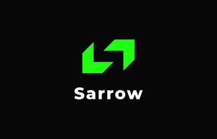 Logo Arrow and Letter S, Template creative design fintech, technology, arrow, growth and increase symbols icon. Editable file vector