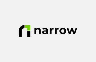 Logo Arrow and Letter N, Template creative design fintech, technology, arrow, growth and increase symbols icon. Editable file vector