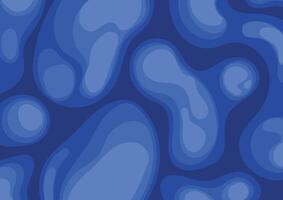 Art blue geomagnetic abstract design background vector