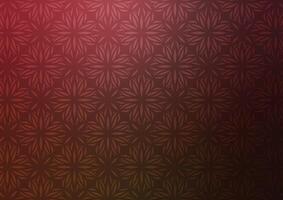 Red graphic pattern flower line presentation background vector