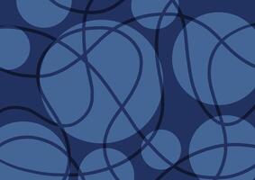 Abstract random blue line presentation background vector