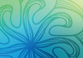 Green mandala modern design abstract background vector