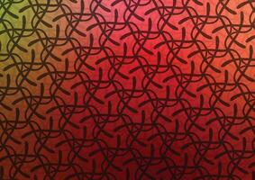 Random line pattern red curve abstract background vector